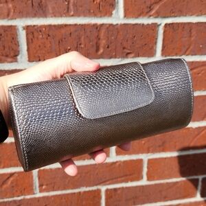 Metallic Textured Clutch
